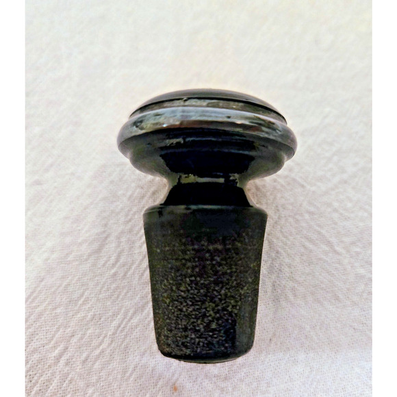 Vintage STERLING SILVER Overlay Glass Decanter Bottle Playful Scene Front/Back - Picture 5 of 12